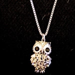 Long Fashion Owl Pendant Necklace